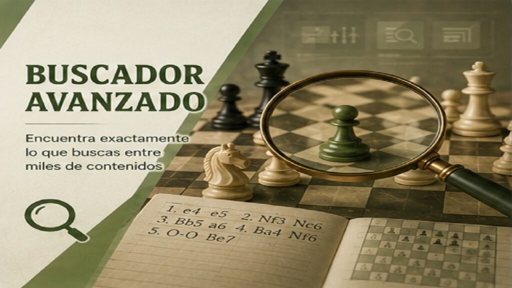 Buscador Avanzado de Contenidos de Ajedrez