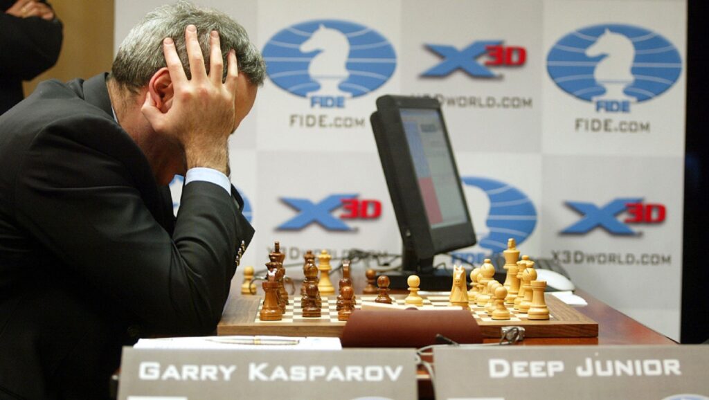 Garry Kasparov contra Deep Junior en 2003