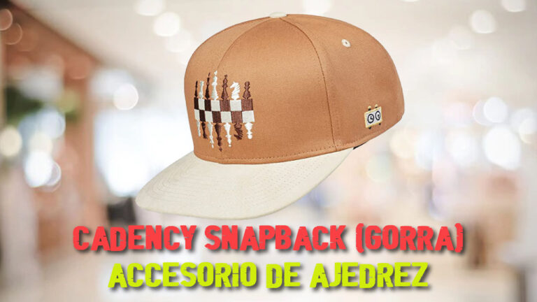 CADENCY Snapback (Gorra de Ajedrez)