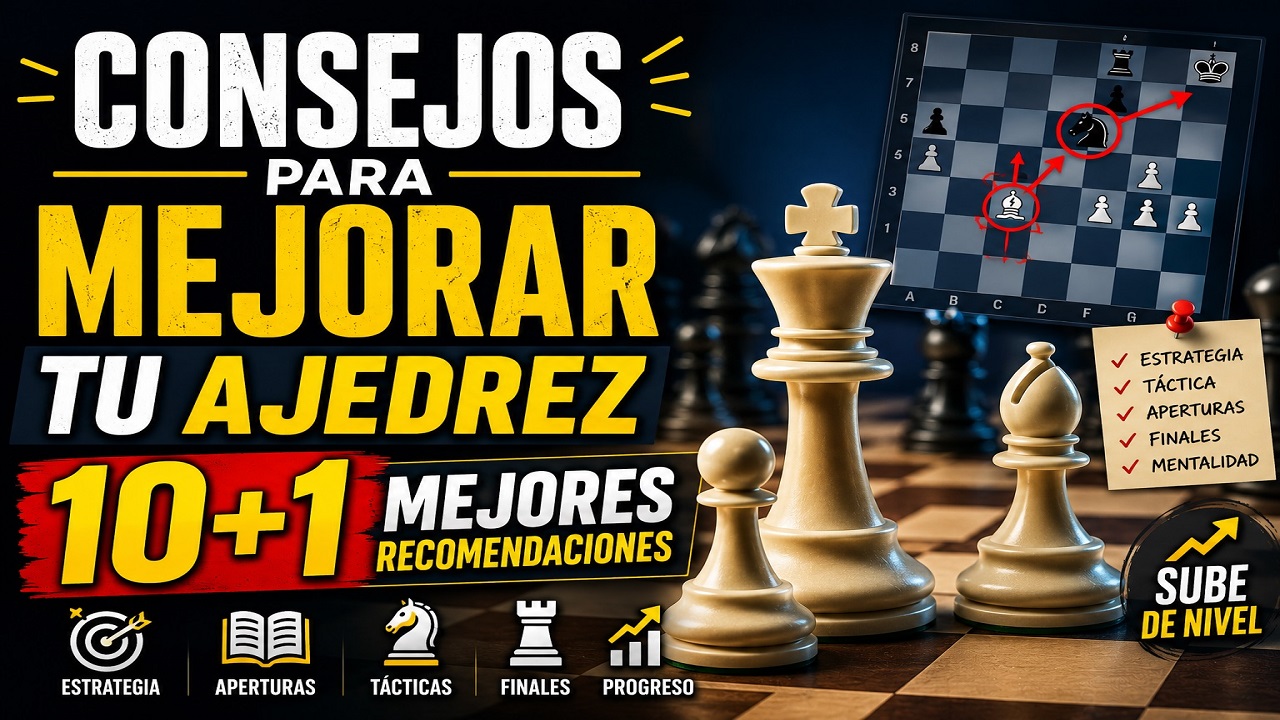 Consejos para Mejorar tu Ajedrez | Descubre las 10+1 Mejores Recomendaciones