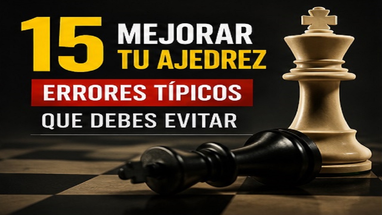 Mejora tu Ajedrez | 15 Errores Típicos que debes Evitar
