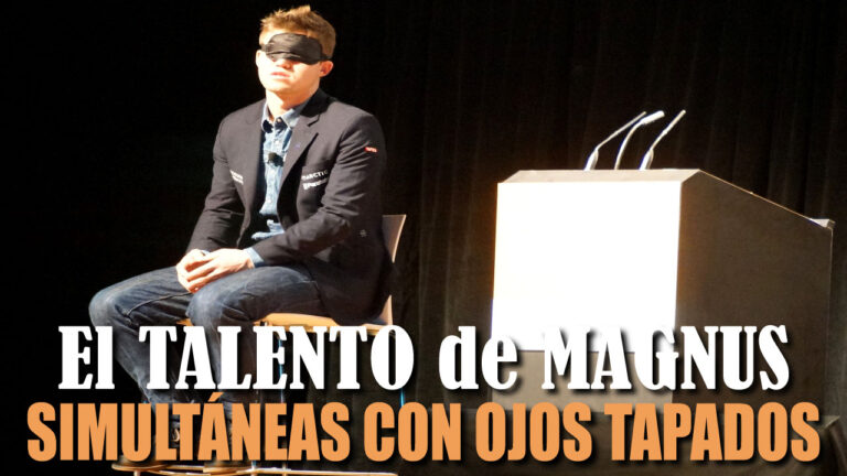 Reto de Magnus Carlsen: Partidas simultáneas con los ojos vendados