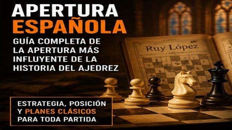 Apertura Española: Guía Completa de la Apertura Más Influyente de la Historia del Ajedrez