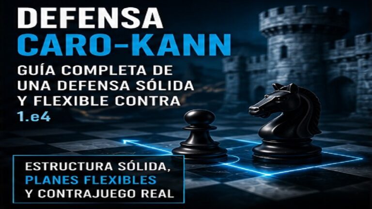 Defensa Caro-Kann: Guía Completa de una Defensa Sólida y Flexible contra 1.e4