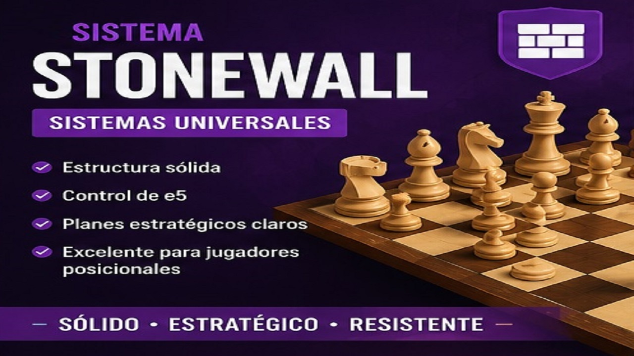 Sistema Stonewall: Guía Completa de la Muralla de Peones Más Famosa del Ajedrez