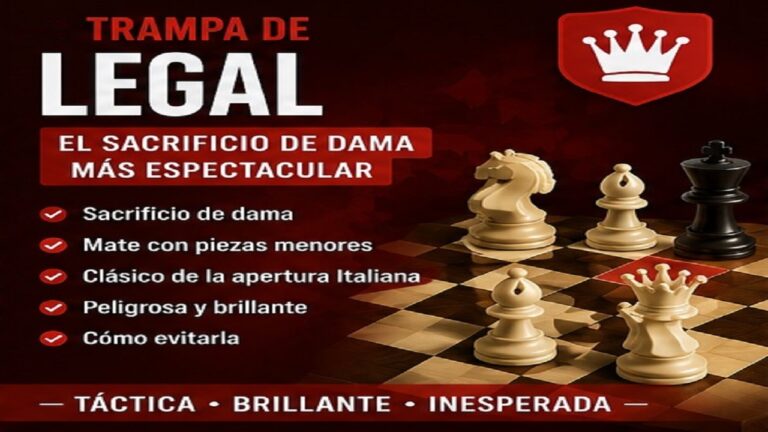 Trampa de Legal: El Sacrificio de Dama Más Famoso del Ajedrez