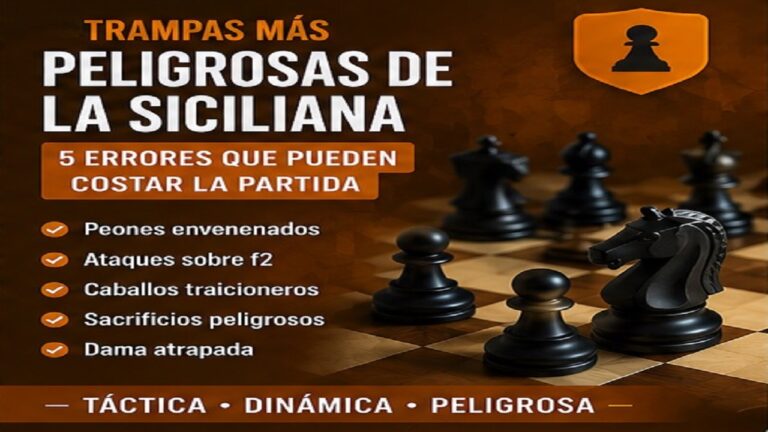 Trampas Más Peligrosas de la Defensa Siciliana: 5 Errores que Pueden Costar la Partida