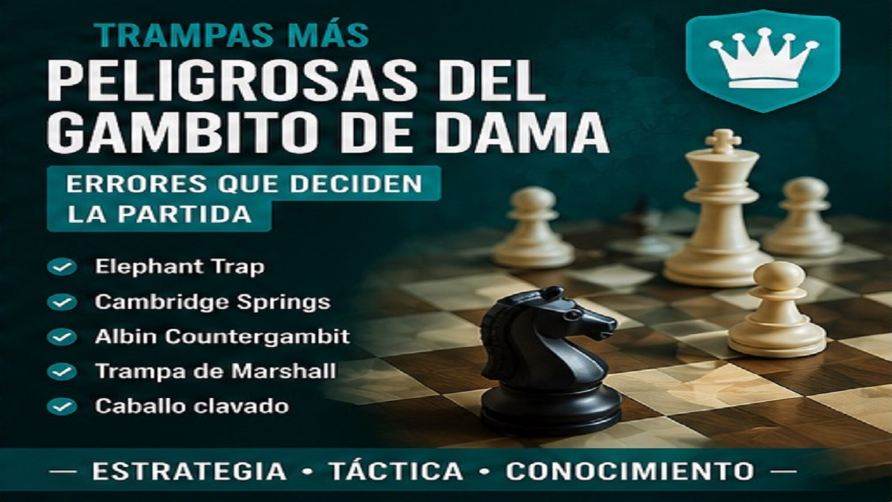 Trampas Más Peligrosas del Gambito de Dama: Errores que Pueden Decidir la Partida en la Apertura