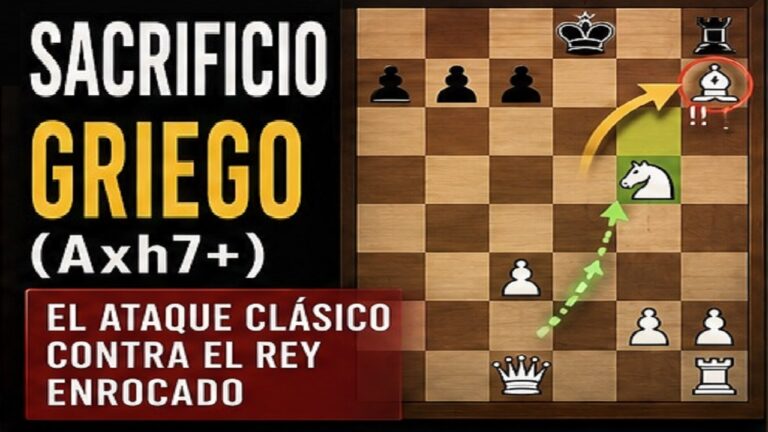 Sacrificio Griego (Axh7+): El Ataque Clásico Contra el Rey Enrocado