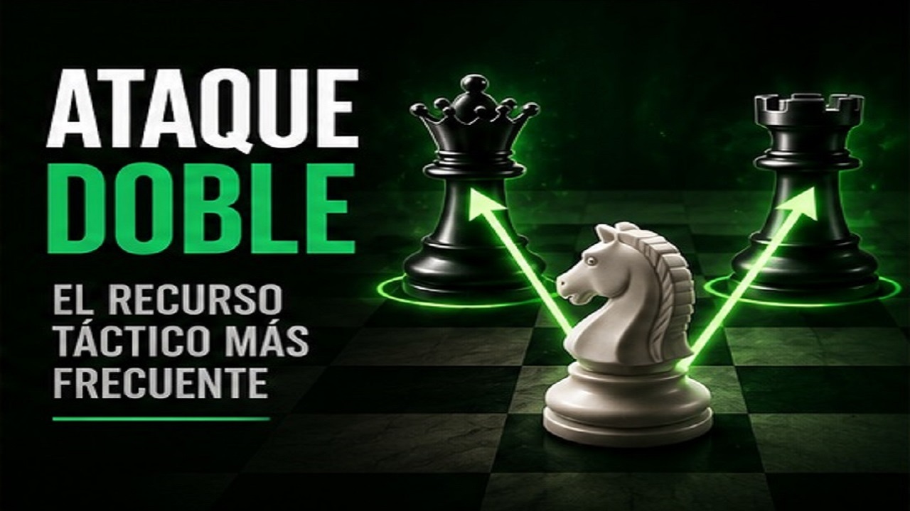 Ataque Doble en Ajedrez: El Recurso Táctico Más Frecuente