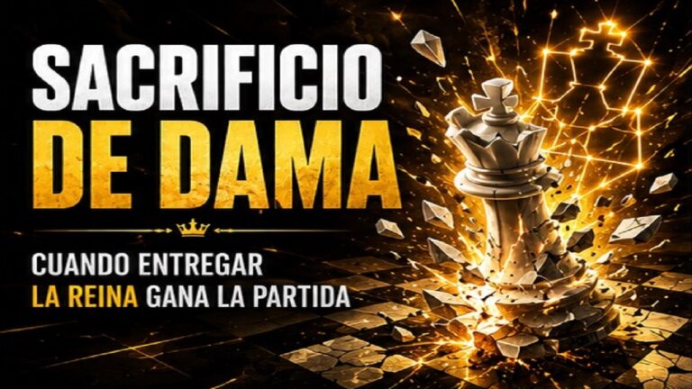 Sacrificio de Dama en Ajedrez: Cuándo Merece la Pena Entregar la Pieza Más Poderosa