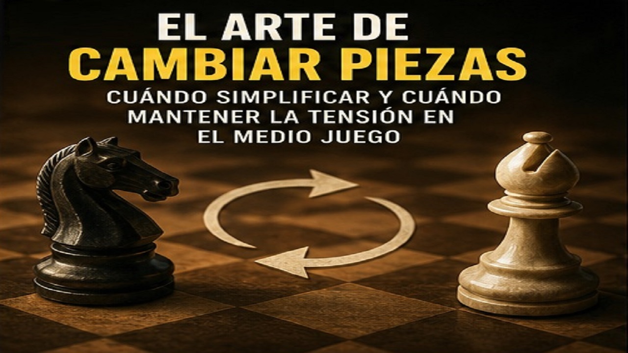 El Arte de Cambiar Piezas: Cuándo Simplificar y Cuándo Mantener la Tensión en el Medio Juego