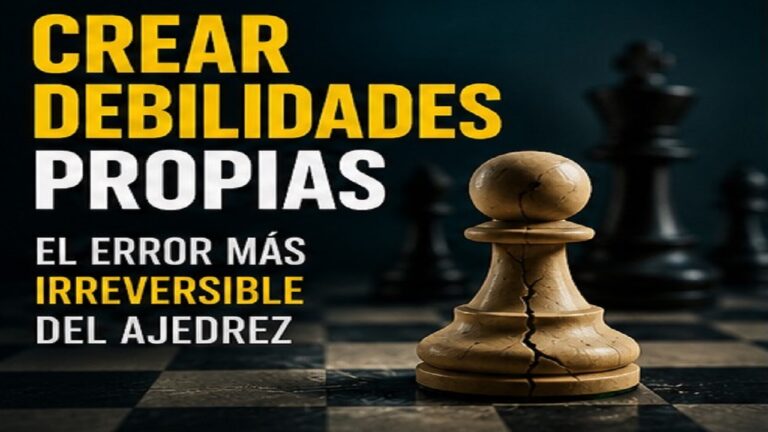 Crear Debilidades Propias: El Error Más Irreversible del Ajedrez