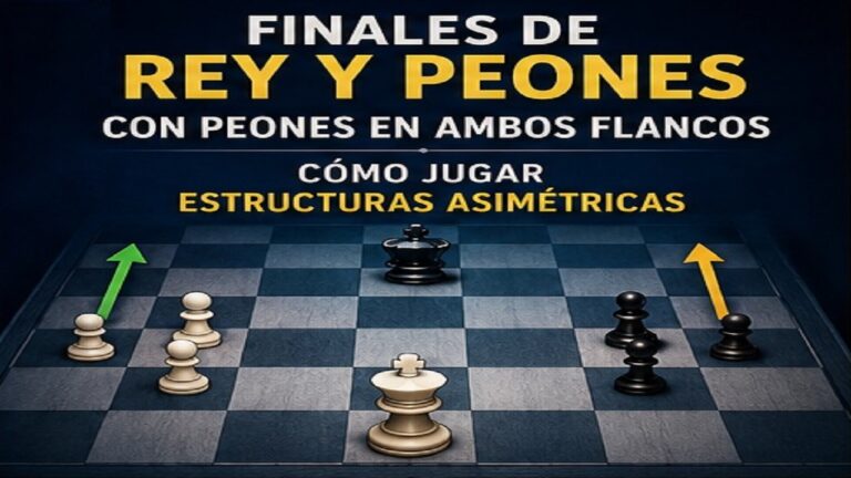 Finales de Rey y Peones con Peones en Ambos Flancos: Cómo Jugar Estructuras Asimétricas