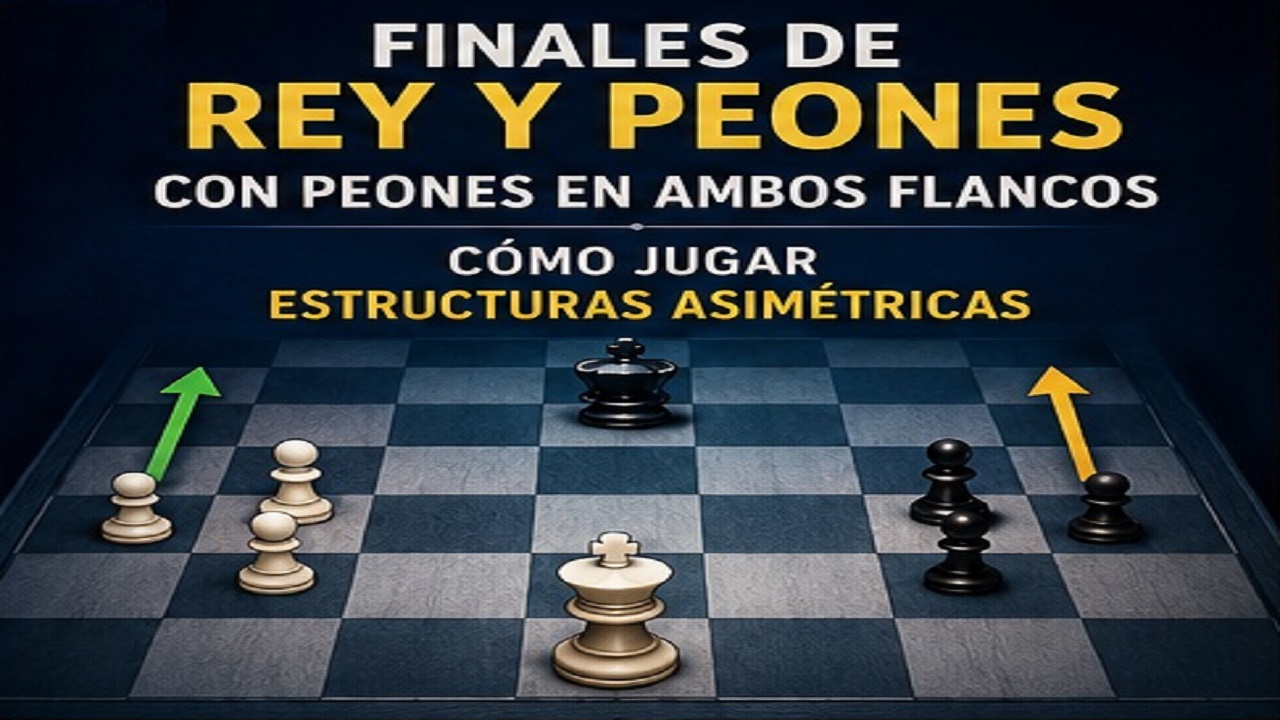 Finales de Rey y Peones con Peones en Ambos Flancos | Cómo Jugar Estructuras Asimétricas