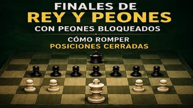 Finales de Rey y Peones con Peones Bloqueados: Cómo Romper Posiciones Cerradas