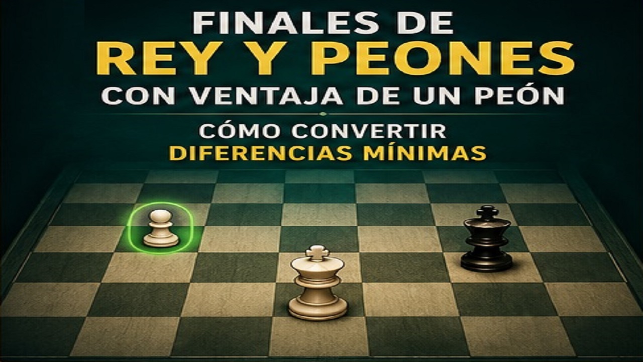 Finales de Rey y Peones con Ventaja de un Peón | Cómo Convertir Diferencias Mínimas