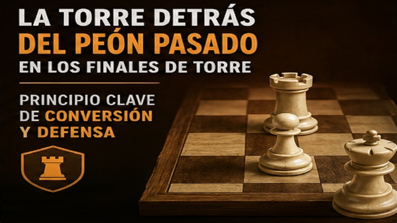La Torre Detrás del Peón Pasado en los Finales de Torre | Principio Clave de Conversión y Defensa