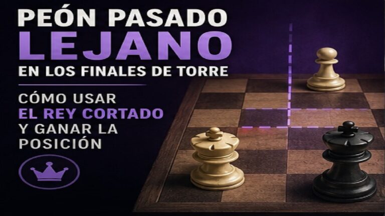Peón Pasado Lejano en los Finales de Torre: Cómo Usar el Rey Cortado y Ganar la Posición