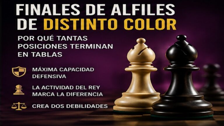 Finales de Alfiles de Distinto Color: Por Qué Tantas Posiciones Terminan en Tablas
