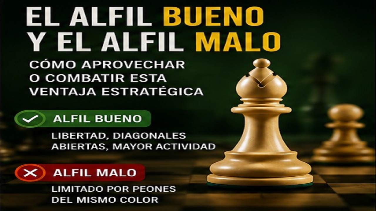 El Alfil Bueno y el Alfil Malo: Cómo Aprovechar o Combatir esta Ventaja Estratégica
