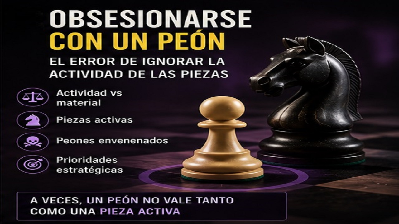 Obsesionarse con un Peón: El Error de Ignorar la Actividad de las Piezas