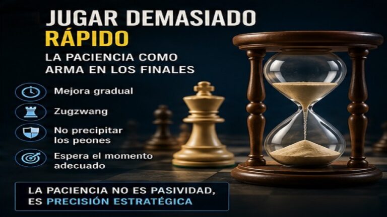 Jugar Demasiado Rápido: La Paciencia Como Arma en los Finales
