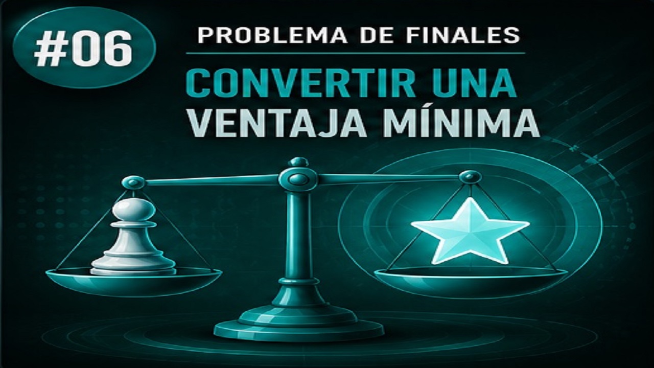 Problema de Finales #06: Convertir una Ventaja Mínima