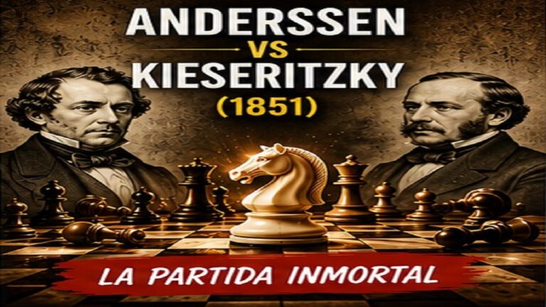 Anderssen vs Kieseritzky (1851): La Partida Inmortal