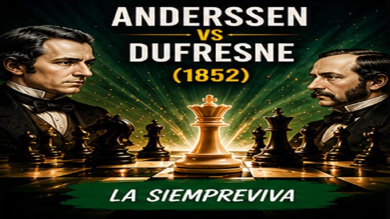 Anderssen vs Dufresne (1852): La Siempreviva