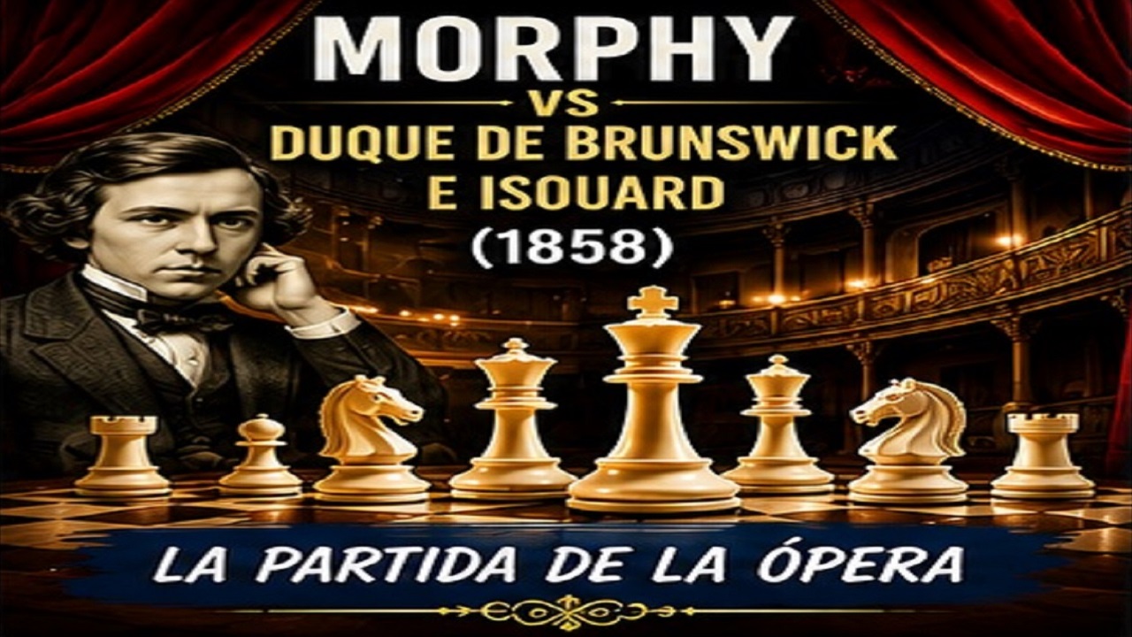 Morphy vs Duque de Brunswick e Isouard (1858): La Partida de la Ópera
