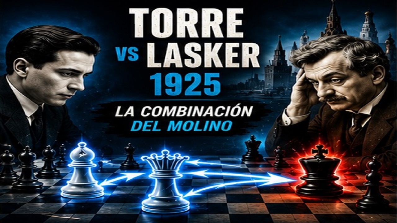 Torre vs Lasker (1925): La Combinación del Molino