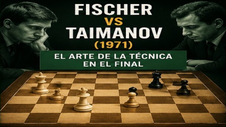 Fischer vs Taimanov (1971): El Arte de la Técnica en el Final