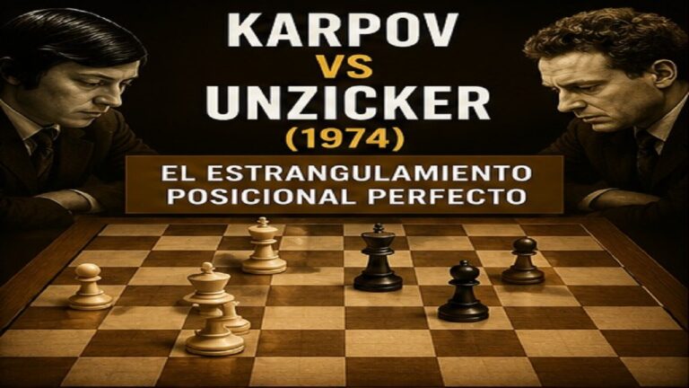 Karpov vs Unzicker (1974): El Estrangulamiento Posicional Perfecto