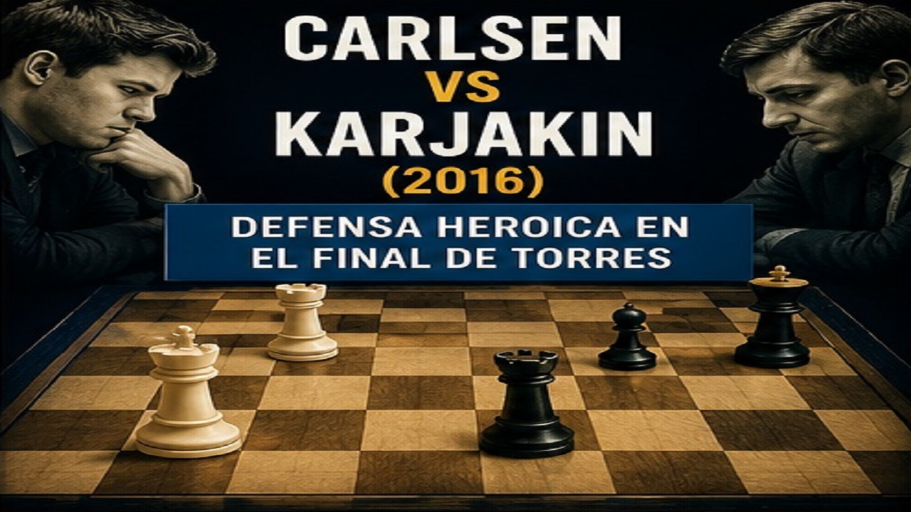 Carlsen vs Karjakin (2016): Defensa Heroica en el Final de Torres