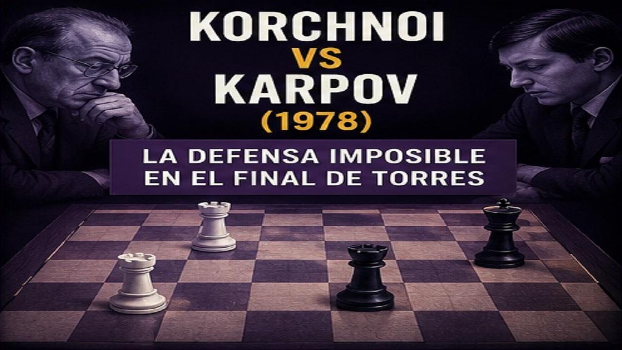 Korchnoi vs Karpov (1978): La Defensa Imposible en el Final de Torres
