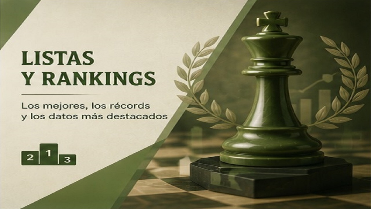 Reportajes de Listas y Rankings de Ajedrez Reportajes de Listas y Rankings de Ajedrez