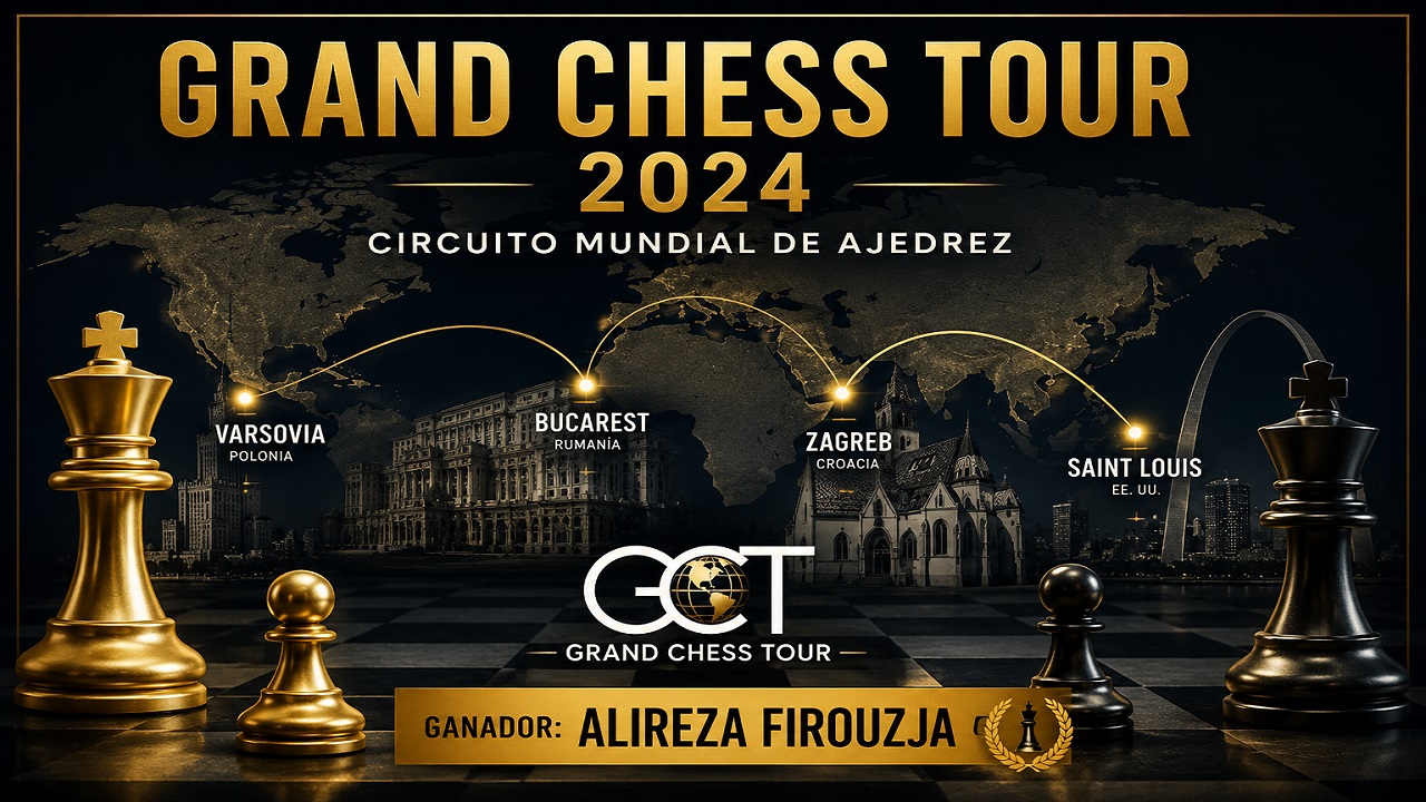 Grand Chess Tour 2024: Firouzja conquista el Circuito Mundial